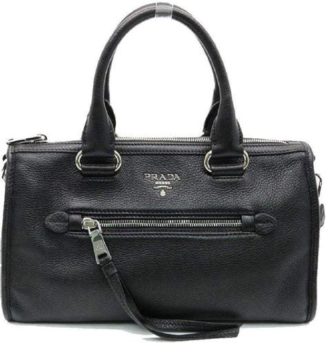 prada bauletto bag black.